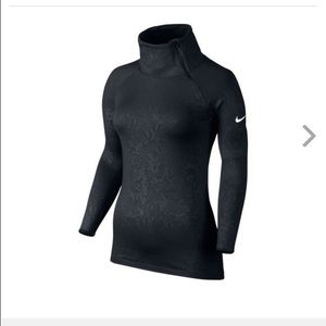 Nike Pro Snakeskin Dri Fit half zip jacket